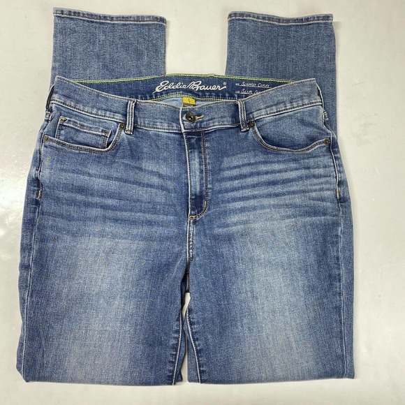 Eddie Bauer Jeans Eddie Bauer Slightly Curvy Slim Straight Jeans